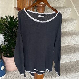 Natural Life Boho Knit Slouchy Coastal Sweater